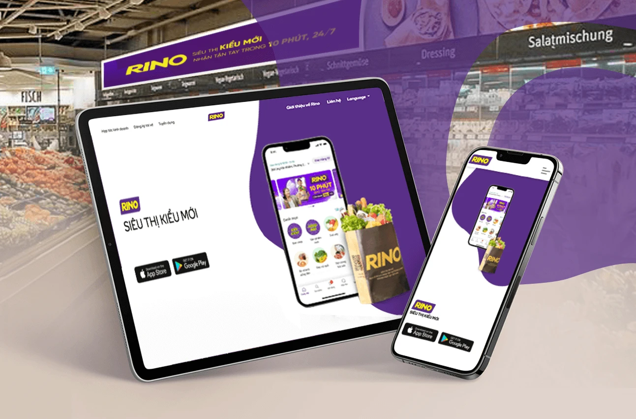 RINO WEBSITE EXPLORING NEW-STYLE ONLINE SUPERMARKET APP